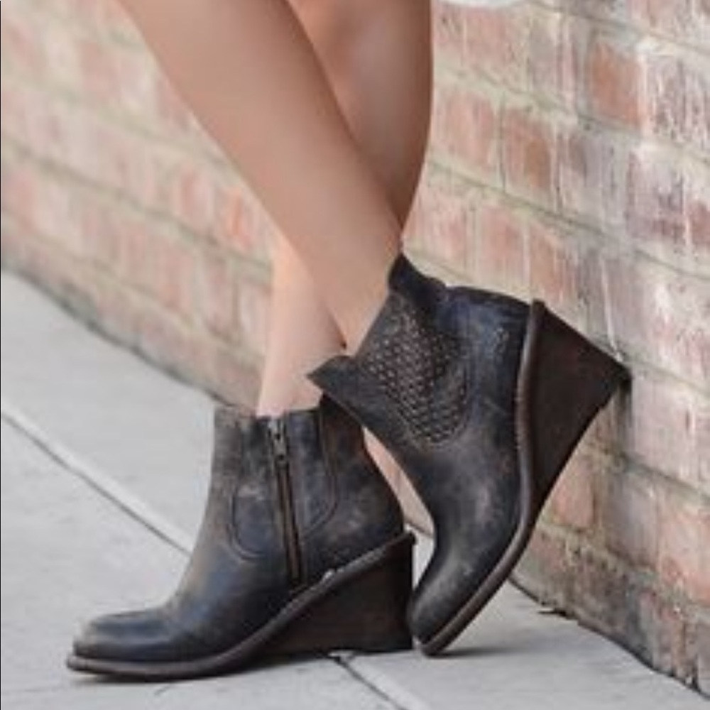 BEDSTU booties black 6.5 new boots leather